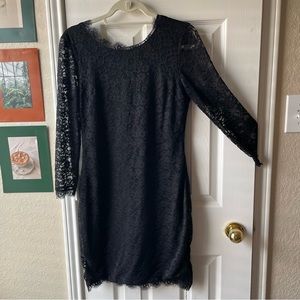 NWT black lace dress!
